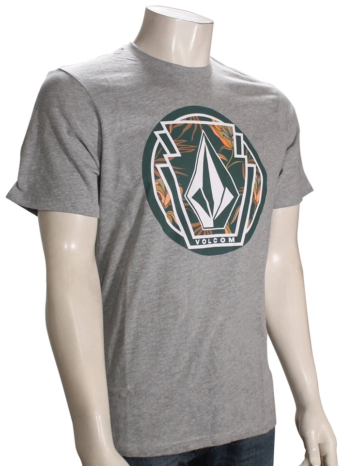 Volcom Melting SS T-Shirt - Heather Grey - New - Image 1 of 1