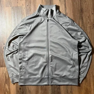 Champion Jacket Full Zip Gray Mens Medium Athletic Warm Up Track Coat - Image 1 of 4