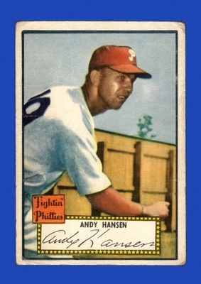 1952 Topps Set-Break # 74 Andy Hansen LOW GRADE (crease) *GMCARDS* - Image 1 of 2