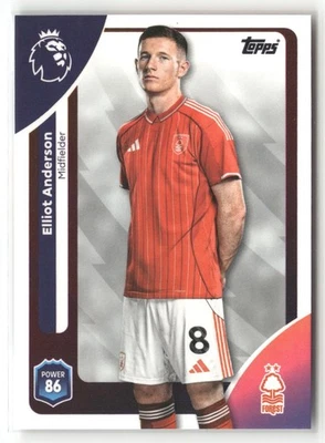 2025-26 Topps Premier League #244 Elliot Anderson - Image 1 of 2