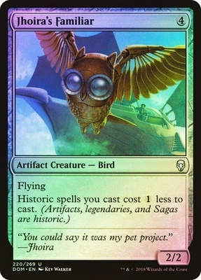Dominaria  MTG  Foil   Jhoira's Familiar  Magic - Image 1 of 2