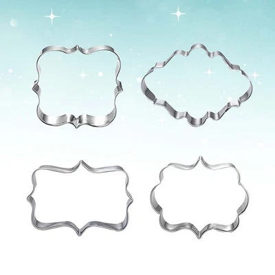  4 Pcs Formen Für Backen Dessertförmchen Keksformen Aus Edelstahl Edelstahlform - Bild 1 von 4