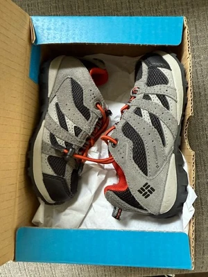 COLUMBIA Children's Redmond Waterproof Shoe - Size Children's US 9 - Black Flame - Image 1 of 4