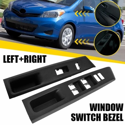 Bisel interruptor control ventana delantera izquierda y derecha Toyota Yaris 2012 2013-2014 Foto 1 de 4