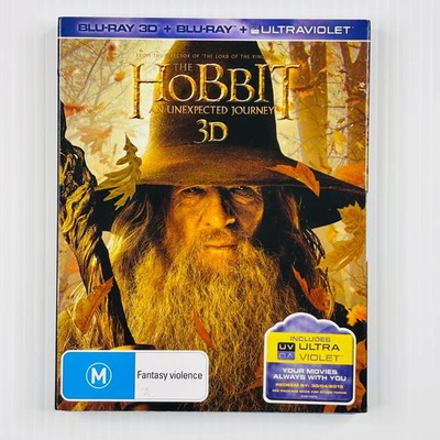 The Hobbit An Unexpected Journey 3D Blu-ray Tracked Postage Slipcase - Image 1 of 4