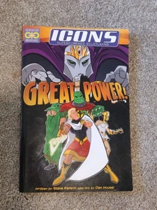 ICONS Superpowered Roleplaying Great Power RPG Ad Infinitum Paperback - Picture 1 of 3