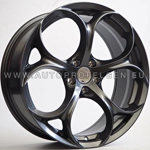 Llantas nuevas Alfa Romeo Giulia Style 19 pulgadas 8j + 9j 5x110 llantas de aluminio 4x gris - Imagen 1 de 9