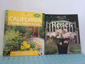 Set Of Two Creative Homeowner Hardcover Books, California Landscaping & Roses - Imagen 1 de 12