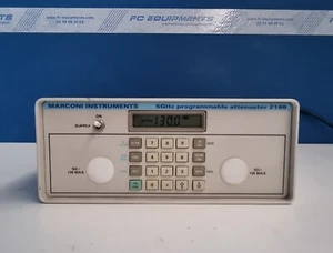 Marconi Instruments 2186 Programmable Attenuator 5GHz 130dB opt 1 ⚠ Not in spec - Imagen 1 de 2
