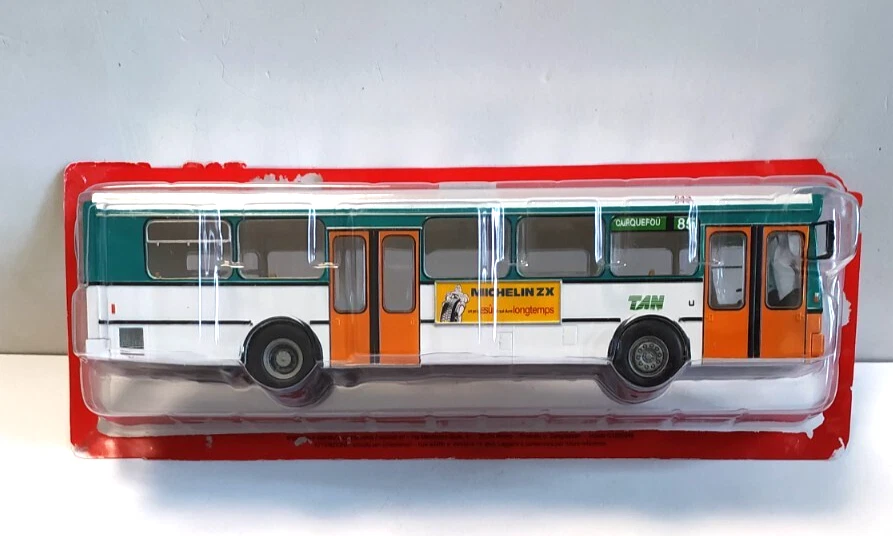 HACHETTE AUTOBUS DAL MONDO 1:43 BUS HEULIEZ O 305 SENZA FASCICOLO G1255045 - Immagine 1 di 1