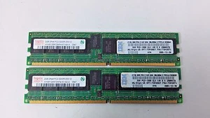 Hynix 2x2GB DDR SDRAM PC Memory Card HYMP125R72MP4-E3 CL3 1.8V ׂ(256mX72) - Picture 1 of 3