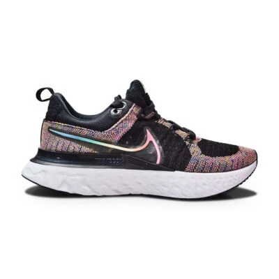 Nike React Infinity Run Flyknit 2 Be True  - DD6790 001 - Black Multicolor - Image 1 of 4