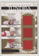 2009-10 Artifacts Tundra Trios /75 Pavel Datsyuk Tomas Holmstrom Chris Osgood