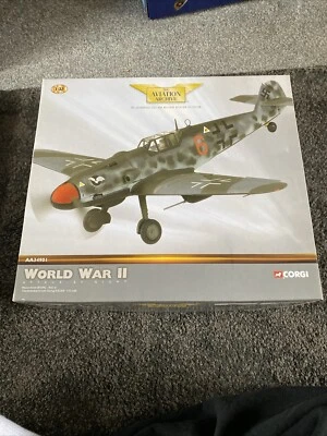 CORGI AVIATION ARCHIVE MESSERSCHMITT BF109G - RED 6 - SCALE 1:32 AA34901 - Image 1 of 4