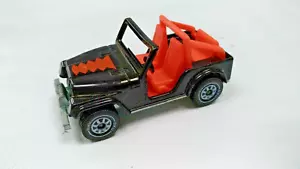 Siku Willys Jeep CJ-5 Diecast Collectible Toy Car West Germany Black 1053 - Picture 1 of 8