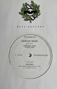DEPECHE MODE -Strangelove (Hijack Mix)- Rare UK 12" Promo PP12BONG16 - Picture 1 of 5