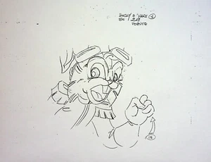 Bucky O'Hare and the Toad Wars TV Series 1991 Production COPY MODEL SHEET Marvel - Picture 1 of 2