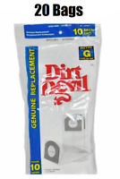 20 PK Dirt Devil Type G Vacuum Bags 20-Pack 3010348001