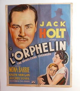 Orphelin Jack Holt Mona Barrie affiche cinema originale 60x80 - Imagen 1 de 2