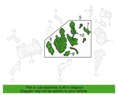 Válvula de derivación original ML 250 2015 OE 6511400602 Mercedes Benz Foto 1 de 3