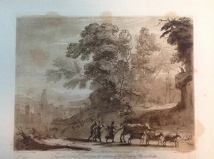 Claude le Lorrain - Liber Veritas "Ritorno dal Pascolo" 1774 - Picture 1 of 4
