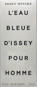 ISSEY MIYAKE L'EAU BLEUE D'ISSEY POUR HOMME EDT SPRAY FOR MEN 2.5 Oz / 75 ml NEW - Picture 1 of 4