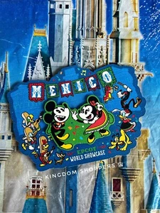 2024 Disney Parks Epcot México World Showcase Mickey Mouse Donald Goofy Imán - Imagen 1 de 1