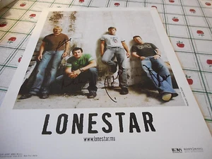 Autographed Lonestar Color 2005 Publicity Photo - Picture 1 of 1