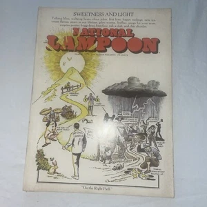 National Lampoon Magazine,Mar 1973. Sweetness And Light. Humor, Satire And More! - Picture 1 of 3
