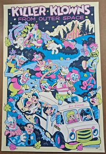 Killer Klowns Outer Space Poster Lance Inkwell 2024 Horror Art Print LE /185 - Picture 1 of 1