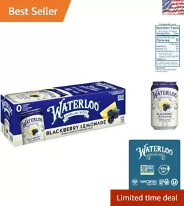 Kalorienfreies Brombeerlimonade Sprudelwasser, 12 Dosen - schuldfreier Genuss - Bild 1 von 7