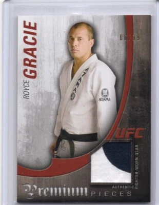 2010 Topps UFC Knockout Premium Pieces #PP-RG Royce Gracie 6/99 - Image 1 of 2