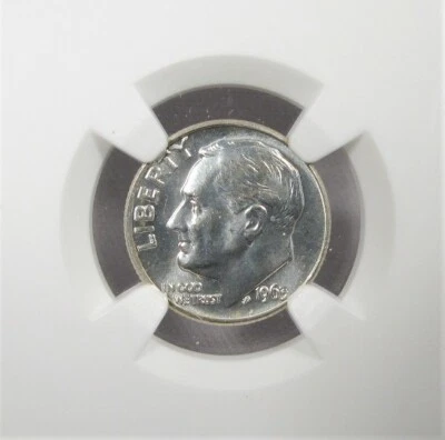 1963-D Silver Roosevelt Dime Low Pop NGC MS67+ AJ127 - Image 1 of 4