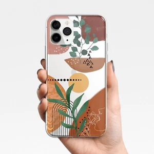 Modern Abstract Geometry Boho Art Terracotta Collage Phone Case Cover For iphone - Picture 1 of 8