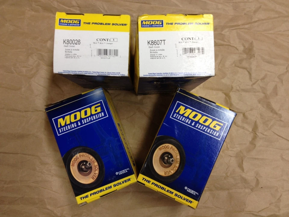 Moog, K8607T, K80026, Ford, Super Duty, 7.3L, Upper, Lower, Ball Joint, Set - Image 1 of 1