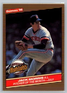 1986 Donruss Highlights Jack Morris #27 - Picture 1 of 2