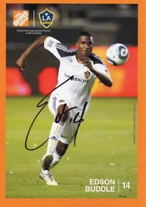*EDSON BUDDLE*SIGNED*AUTOGRAPHED*PHOTO*CARD*LA GALAXY*MLS*SOCCER*COA*5" X 7" - Picture 1 of 2