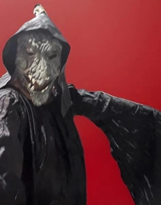 Rubies Vintage Rare Scary Witch Halloween Costume XL Mask Satin Gown Cosplay - Picture 1 of 11