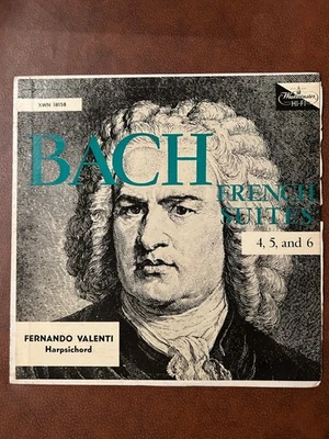 Bach/Valenti- French Suites 4, 5, And 6 Classical Baroque XWN-18158 Vinyl 12'' - Image 1 of 3