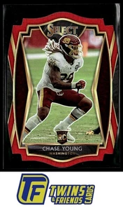2020 Panini Select #164 Chase Young Red Prizm Die Cut - Foto 1 di 2