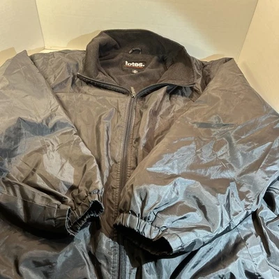 Totes 3XL Fleece Lined Black Womens Jacket Coat Missing Zip In Hood - Image 1 of 4