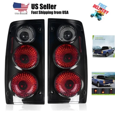 Tail Lights Compatible with 1989 1990 1991 1992 1993 1994 1995 Pickup Truck T... - Image 1 of 4