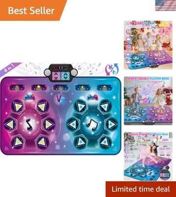 Alfombra de baile juguete regalo para niños de 3 a 12 años, alfombra de juego de música de baile con 12 llaves Foto 1 de 4