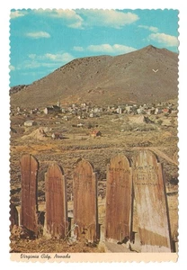 Ed Cooper Virginia City Storey County Nevada Friedhof Postkarte - Bild 1 von 2