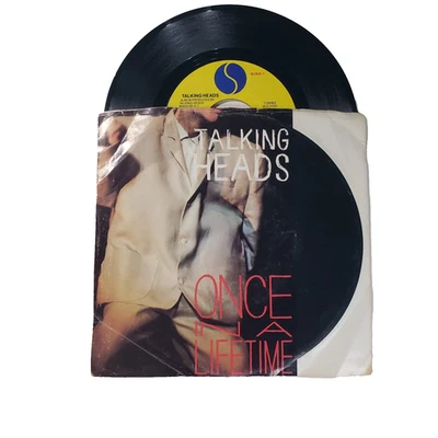 Talking Heads  Once In A Lifetime/ This Must Be... Picture Sleeve 1984 45 rpm - Image 1 of 4