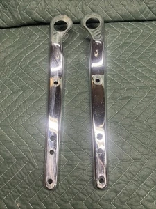 1999 Harley Davidson Sportster Chrome Rear Fender Covers Supports Pair USED - Picture 1 of 5