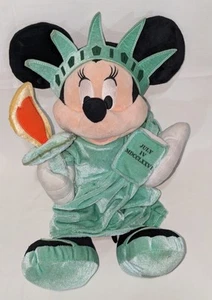 The Disney Store Esclusivo Autentico Originale Peluche Mini Topo Statua della Libertà - Foto 1 di 9