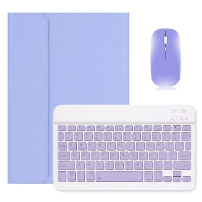 Bluetooth Keyboard Case Mouse For iPad 6/7/8/9/10/11th Gen Air 11 M3 2025 Pro 11 - Image 1 of 4