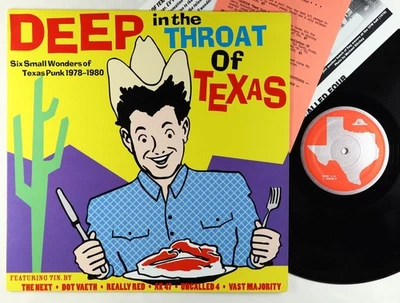 V/A - Deep In The Throat Of Texas LP - Existential Vacuum Ltd. VG+ - Image 1 of 2