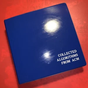 COLLECTED ALGORITHMS From ACM VOLUME III 1982 - Bild 1 von 12